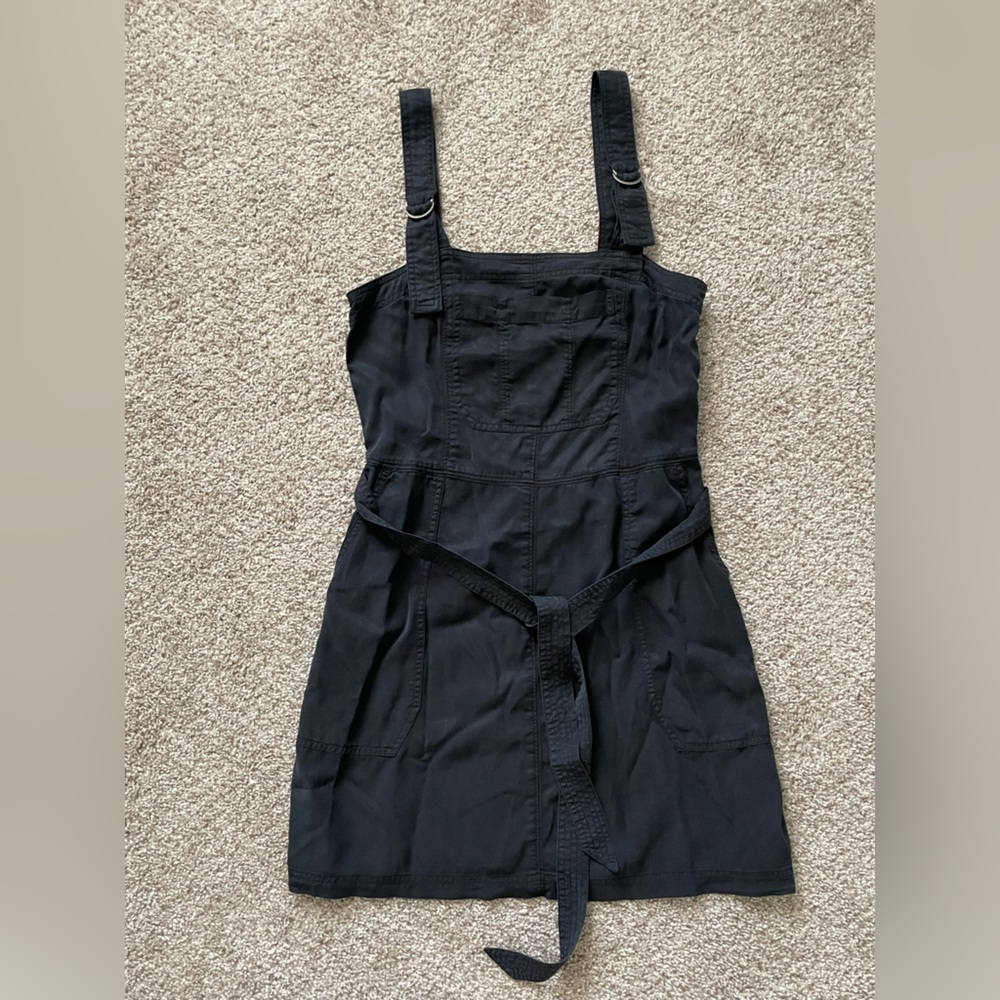 Abercrombie & Fish - Black Dress overall with pockets - size S